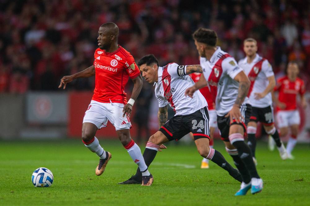 Jogador do Internacional durante Libertadores